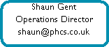 Shaun Gent




























































Operations Director





































































shaun@phcs.co.uk