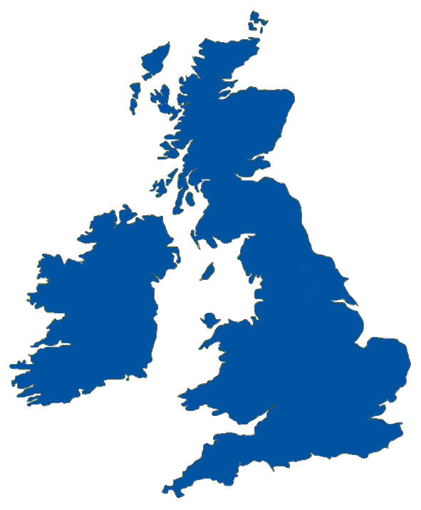 uk dark blue map